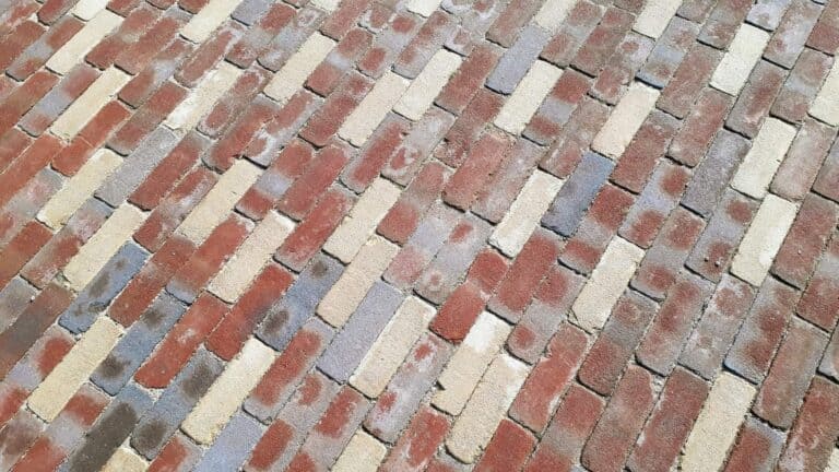 Brick floor