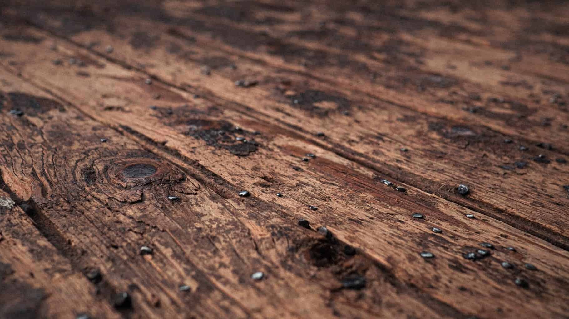 Old wood floor boards