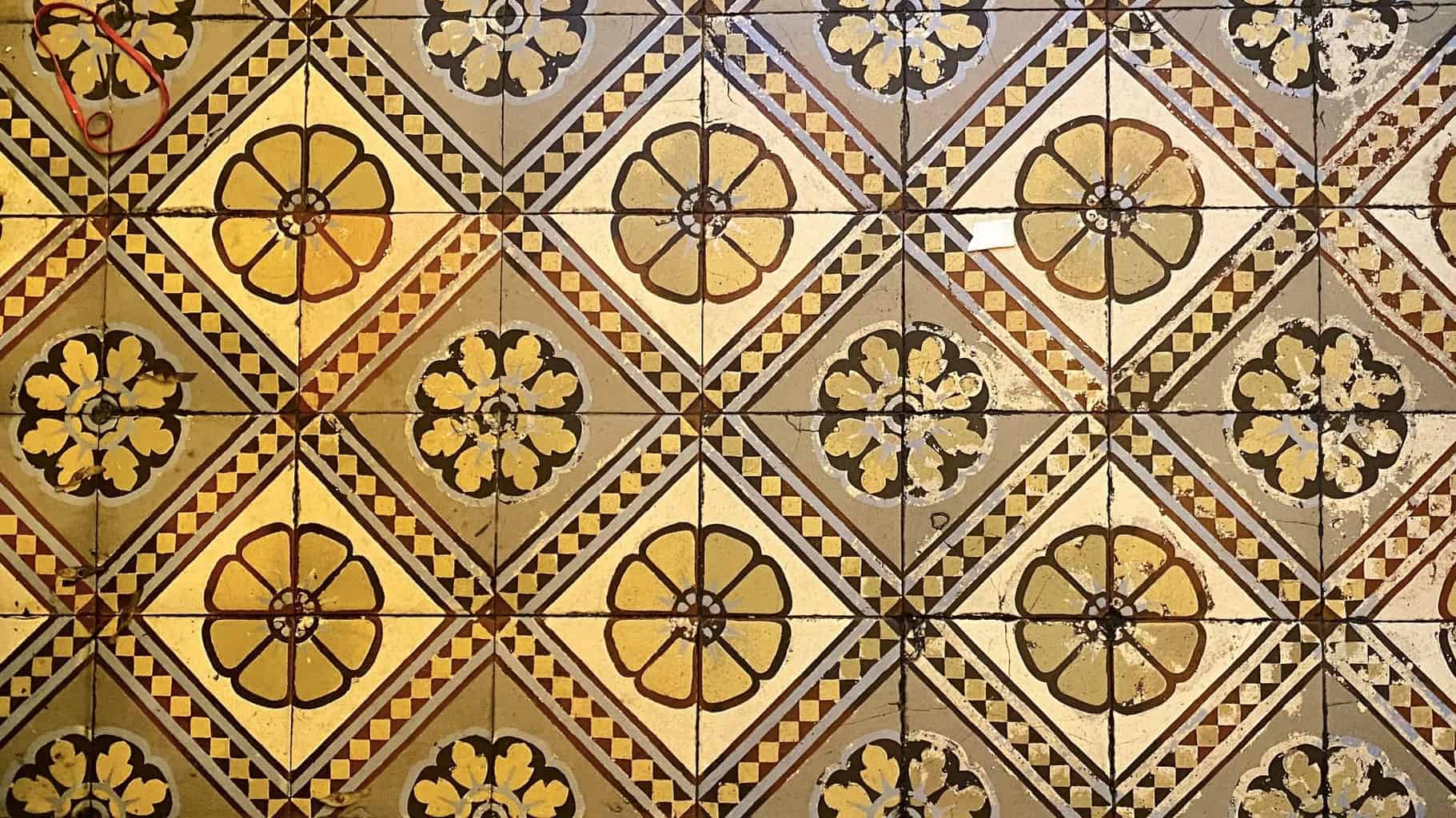 Victorian floor tiles