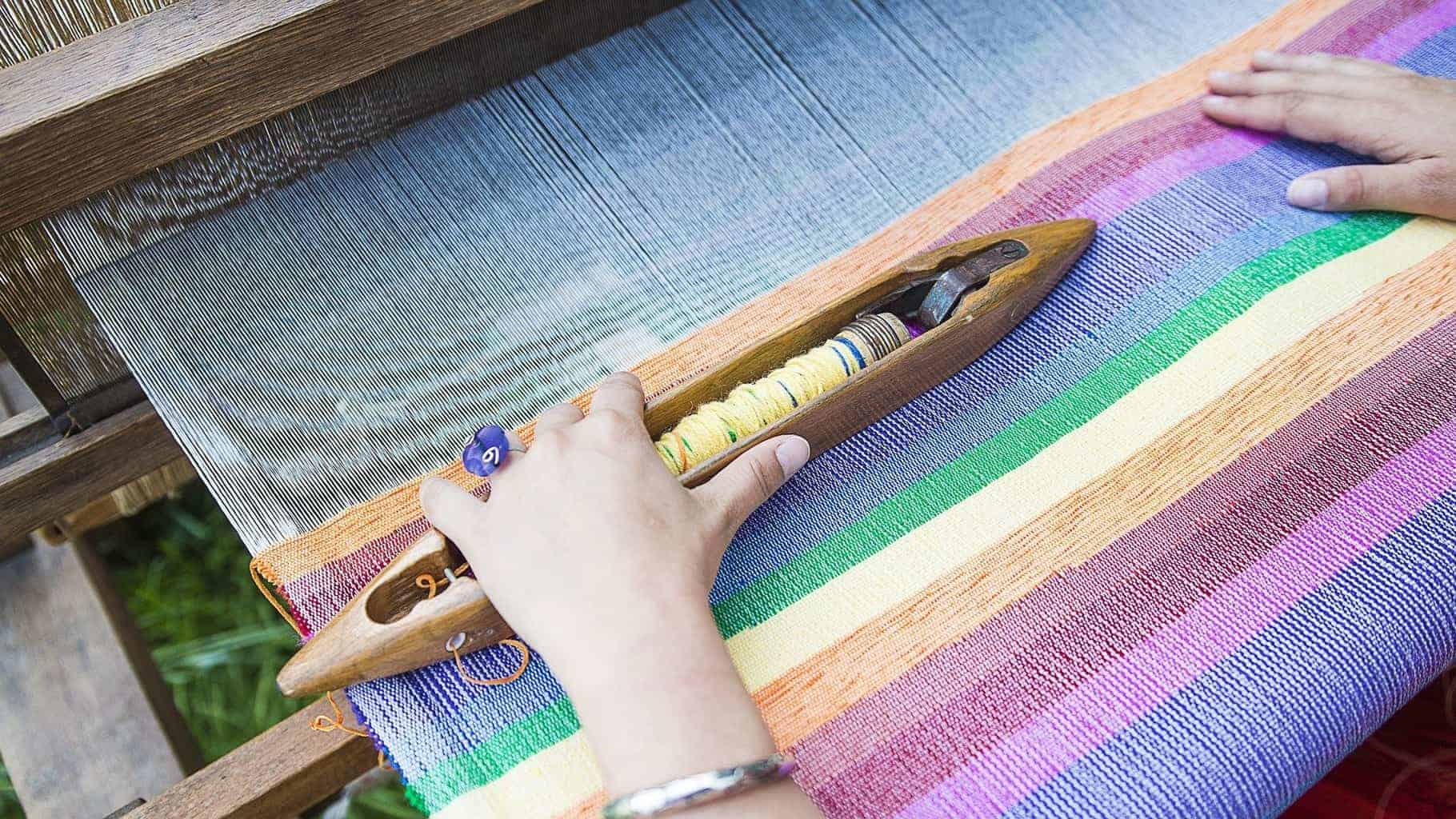 Rug weaving